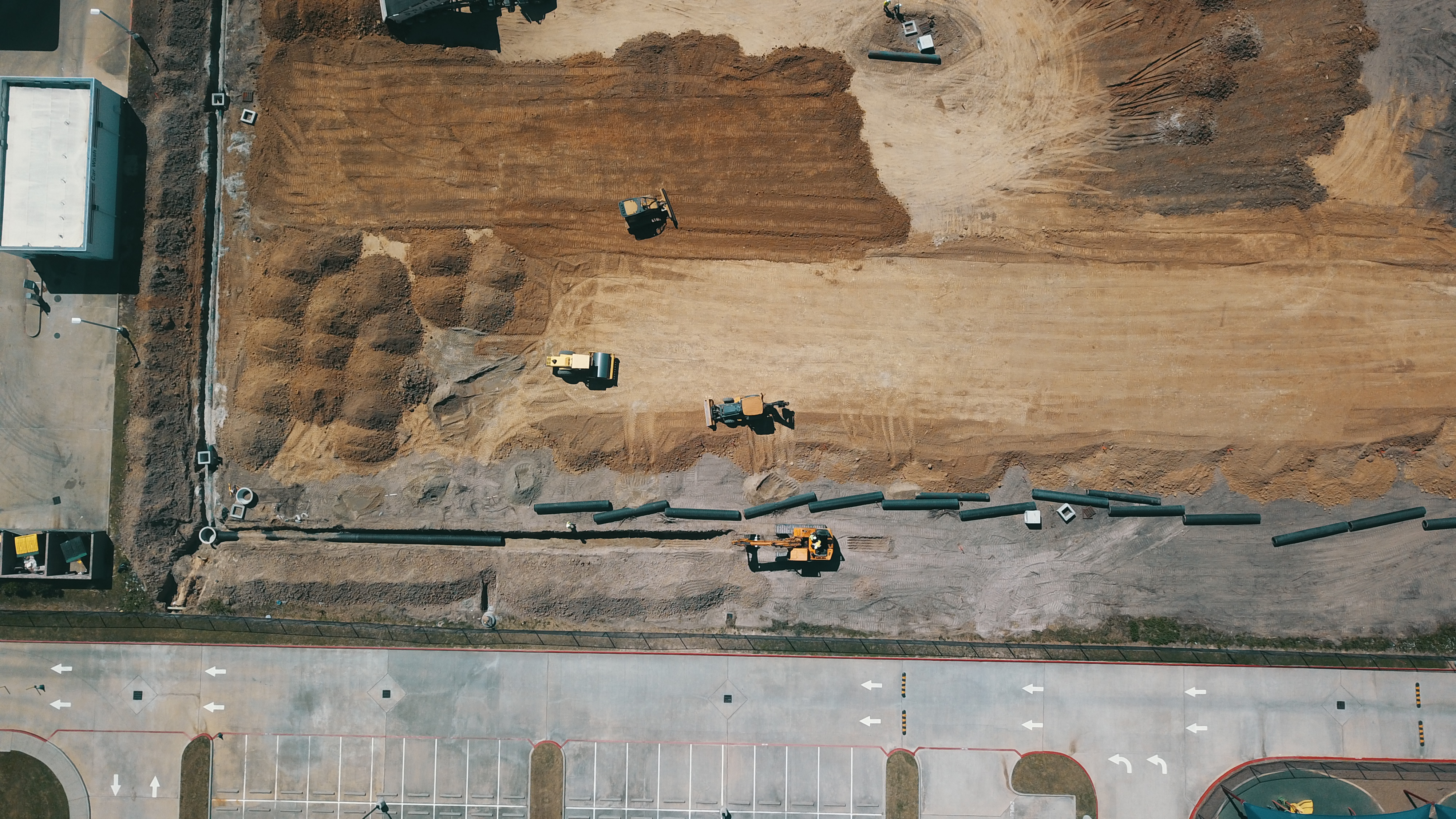 Site Work & Utilities — Stealth Construction, Houston TX